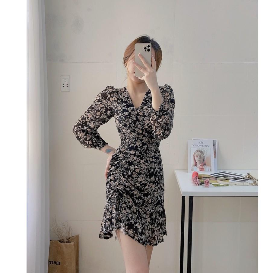 ĐẦM HOA RÚT ĐÙI - MÈO INDA HOUSE