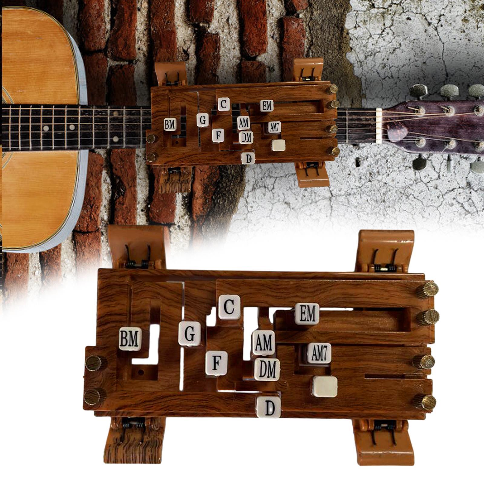 Guitar Aid Chords Portable Teaching Practice Aid for Beginners Friends