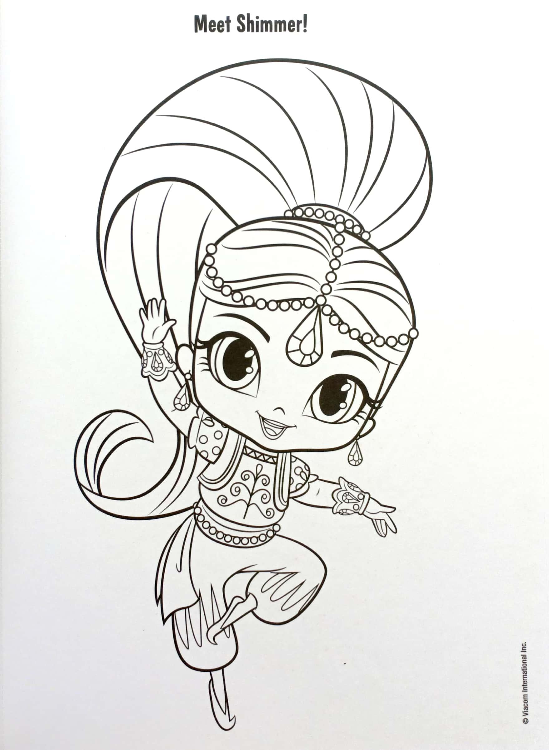 Shimmer &amp; Shine Paint W/ Glitt