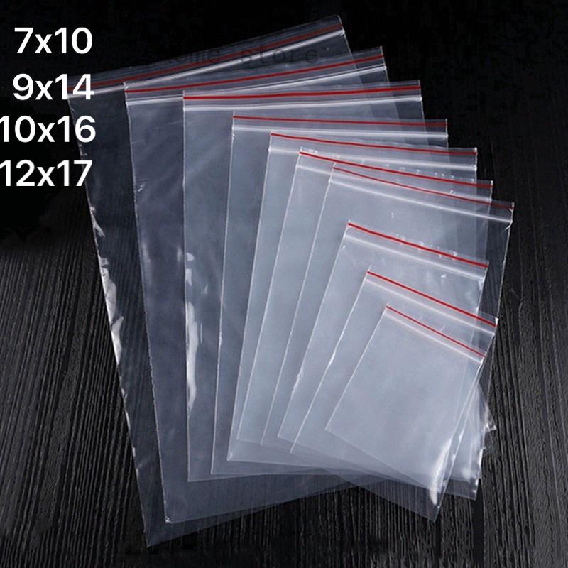 Túi zip viền đỏ dày đẹp