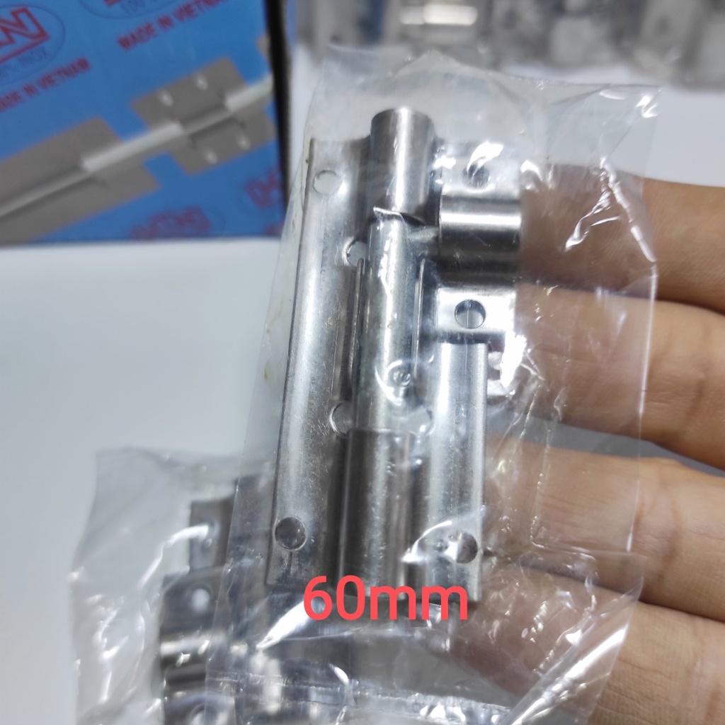 Chốt cửa inox 40mm, 60mm, 80mm, 100mm, 150mm, 200mm - Chốt cửa inox