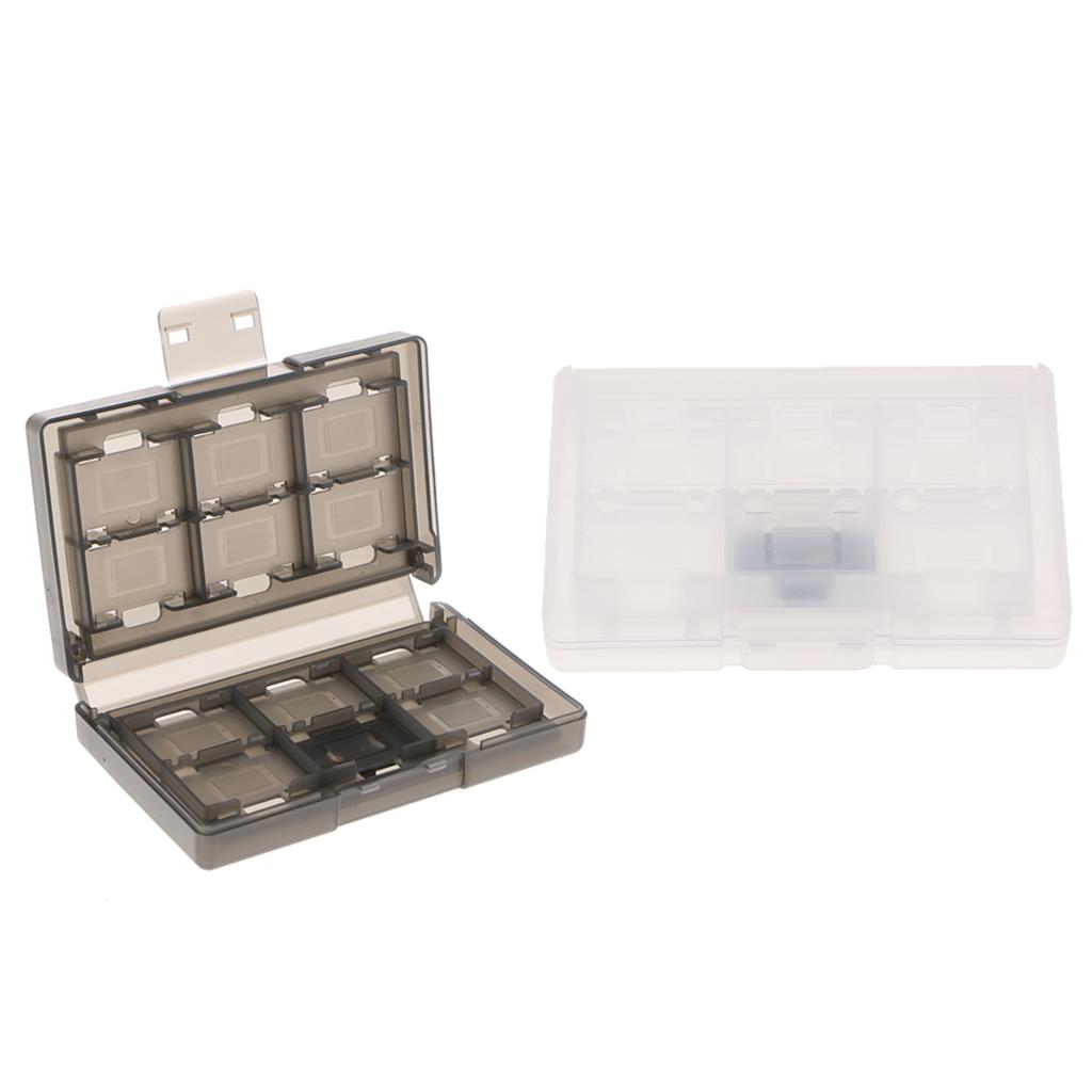 2Pcs Game Card Case Holder 24in1 Cartridge Storage Box For Nintendo Switch