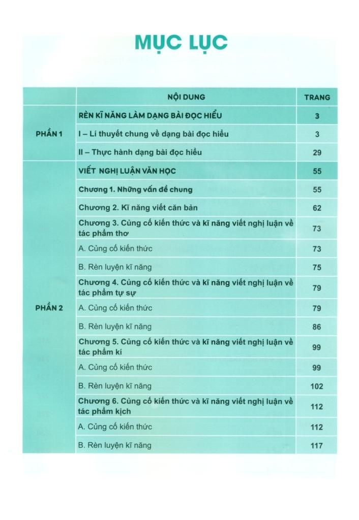 Sách - Câm Nang Ôn Luyện Thi THPT, Đại Học - Môn Ngữ Văn