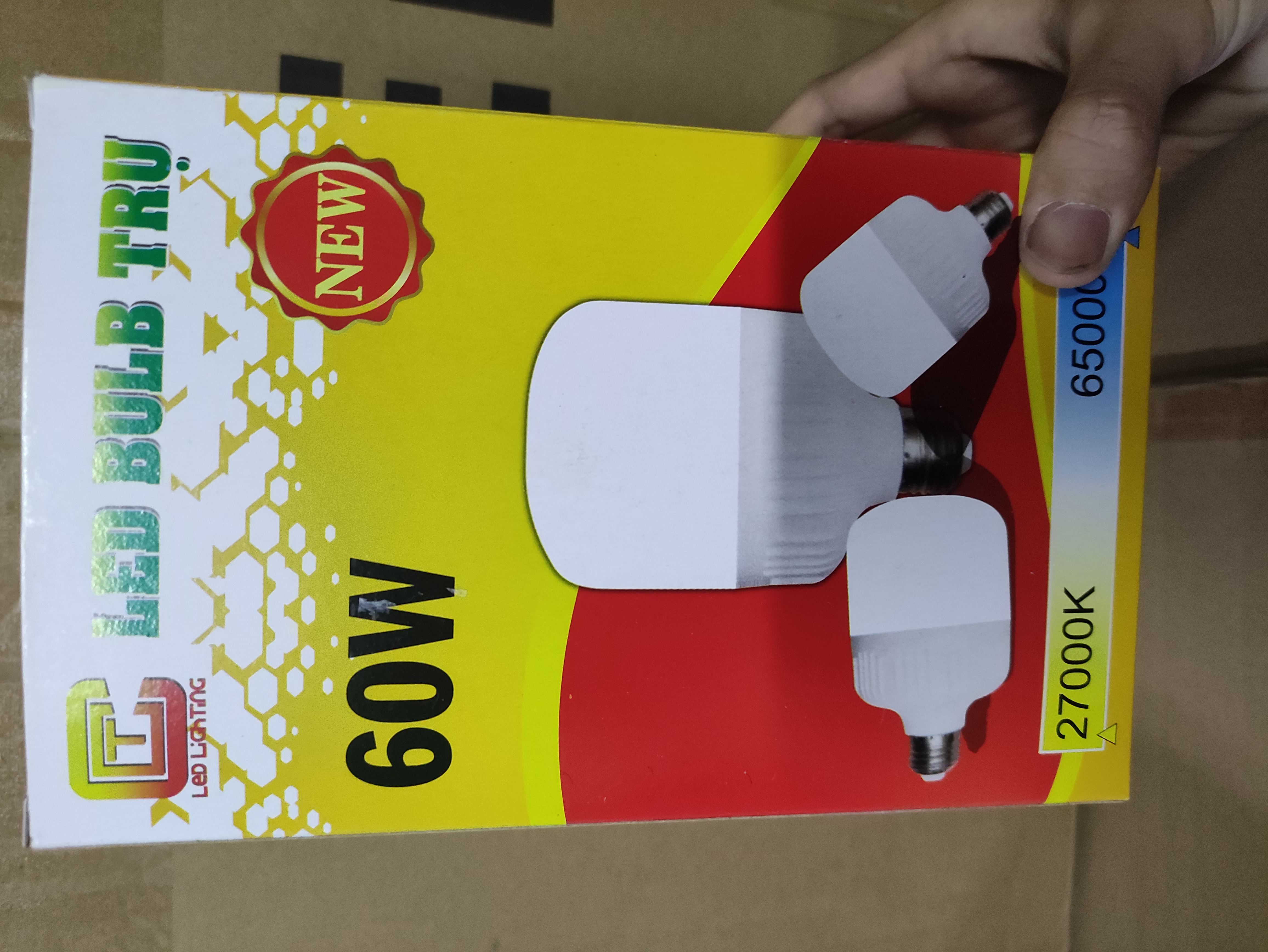 Bóng đèn led trụ 60w ánh sáng trắng