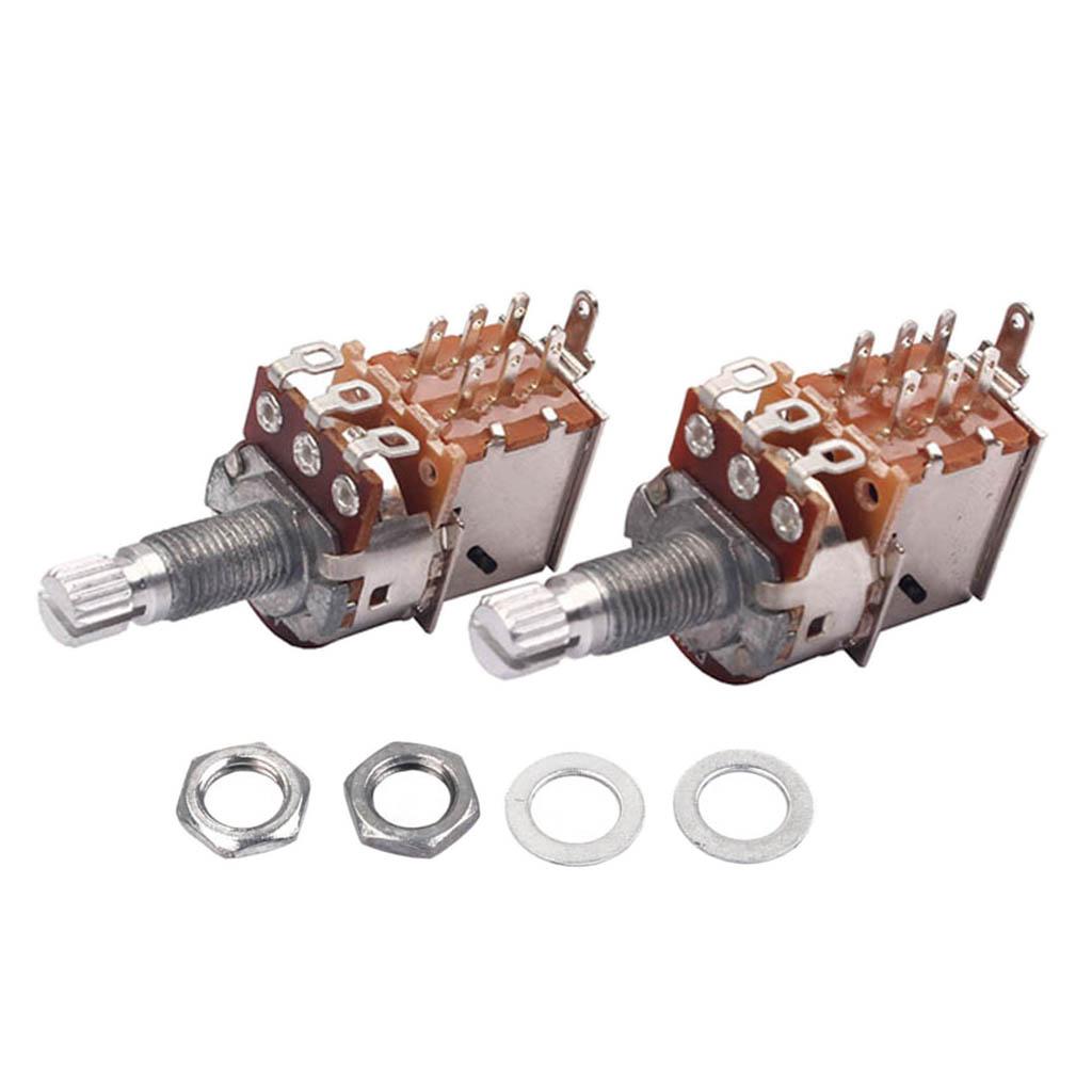 Guitar Accs   Split Shaft 18mm Potentiometer Pot for Audio   Volumn