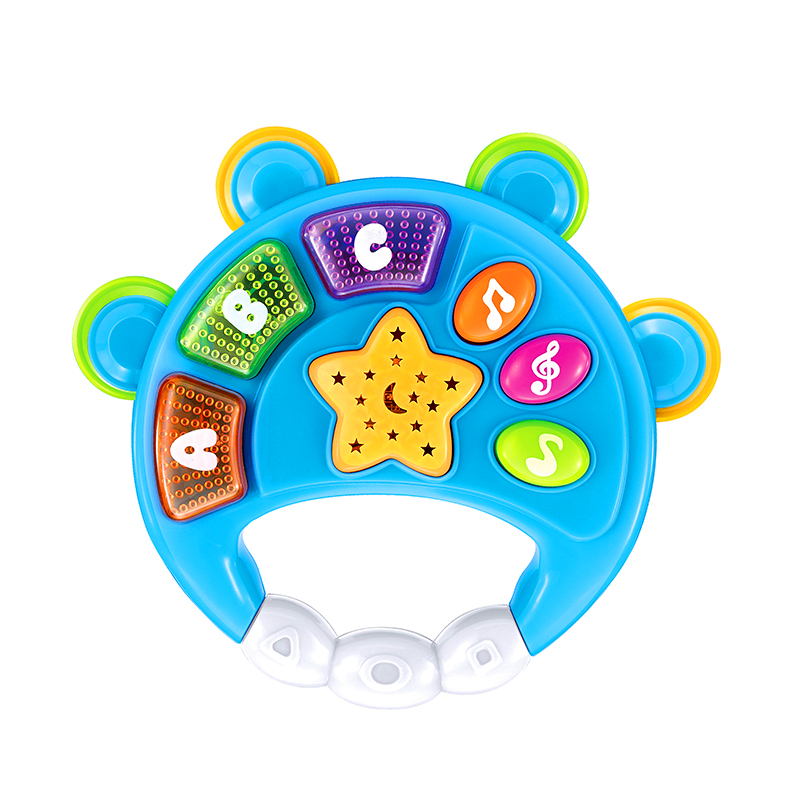 Đồ Chơi Tay Cầm Âm Nhạc 1 TOONYKIDS - Đồ Chơi Thông Minh Cho Bé - Baby Tambourine TN152