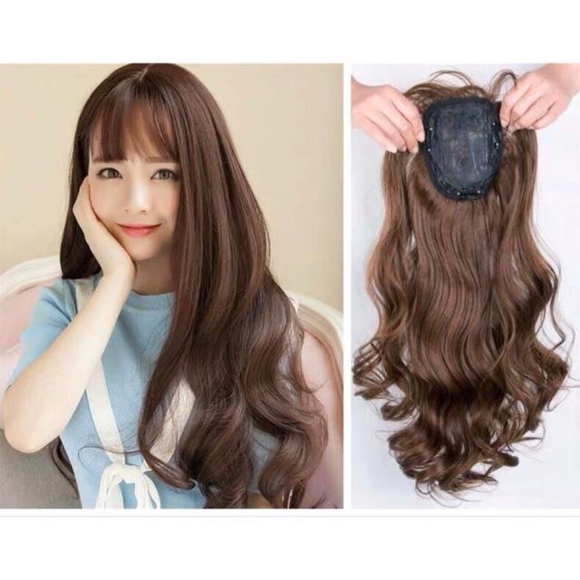 TÓC NỬA ĐẦU DÀY XOĂN DẠNG CÓ MÁI CHE HÓI LÀM DÀY TÓC