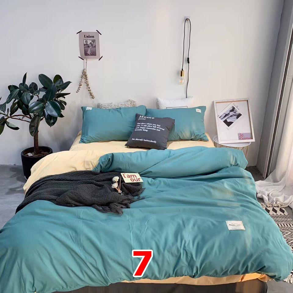 Bộ chăn ga 4 món cotton Tici nhập khẩu đủ size nhiều mẫu TC23