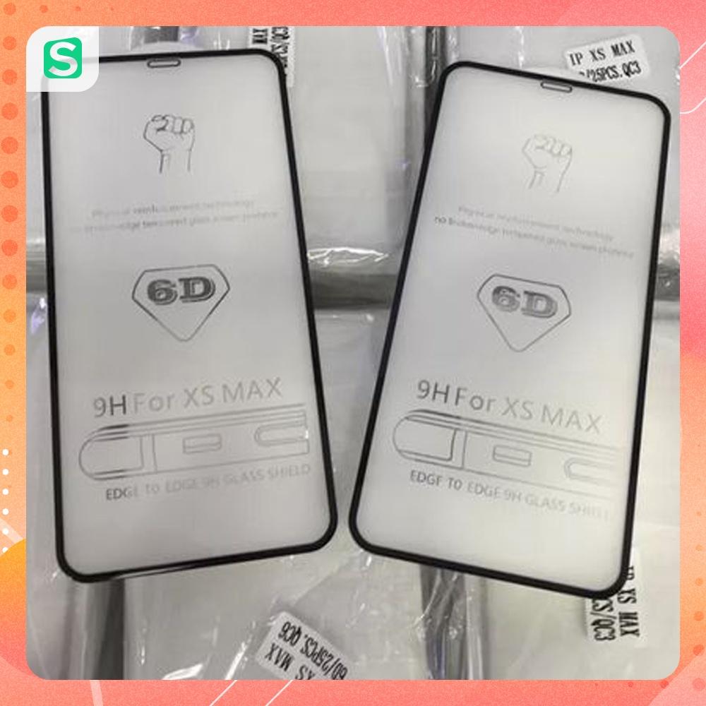 Kính cường lực 6D bảo vệ màn hình chống bụi cho iPhone 7 đến iPhone 13 Promax