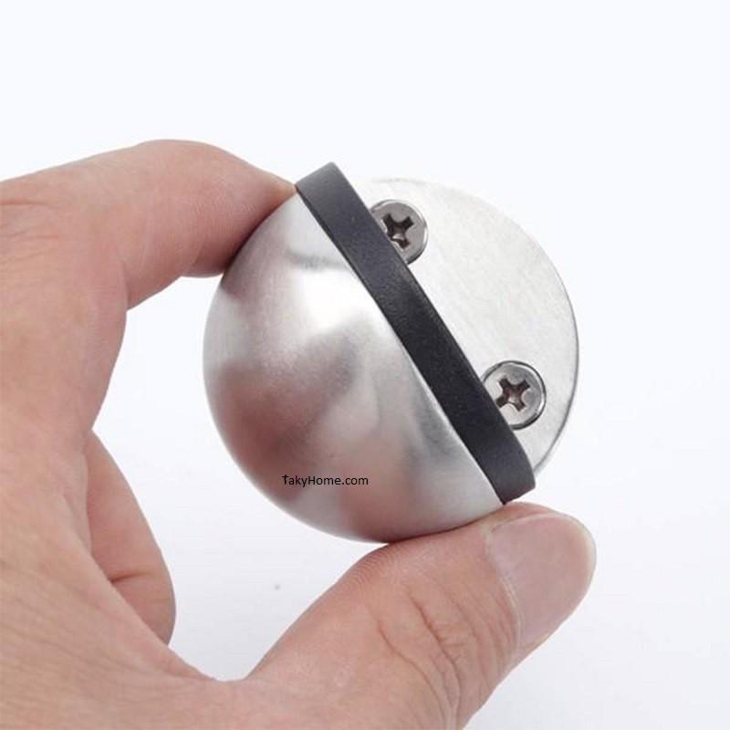 Chặn Cửa Bán Nguyệt Inox, Chặn Cửa Chống Va Đập Cánh Cửa, Chặn Cửa Đa Năng Siêu Bền, Giá rẻ, Không Khoan Đục. TakyHome 1100