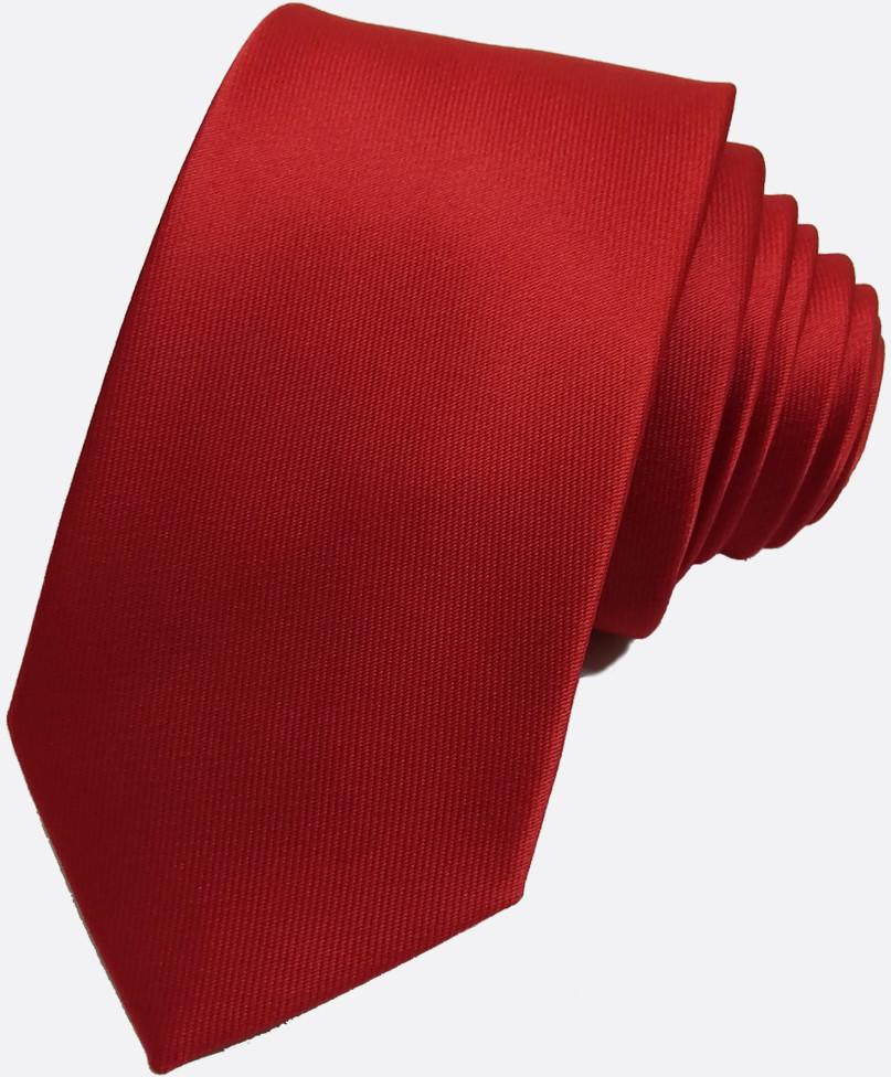 Cà vạt bản nhỏ đỏ tươi cao cấp