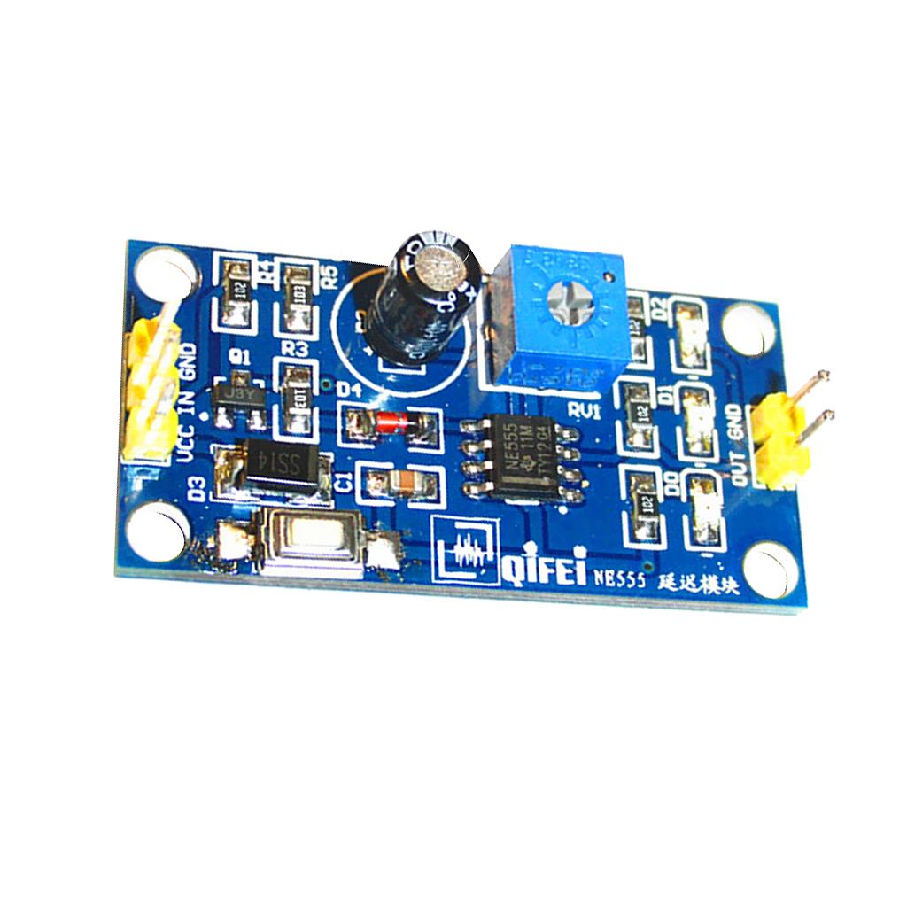 NE555 Module Adjustable 0-120 Seconds Delay Relay DC 5-12V Module Blue