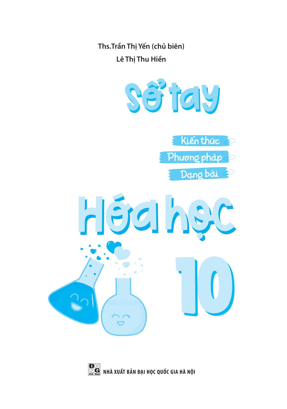 Sổ Tay Kiến Thức-Phương Pháp-Dạng Bài Hóa Học 10