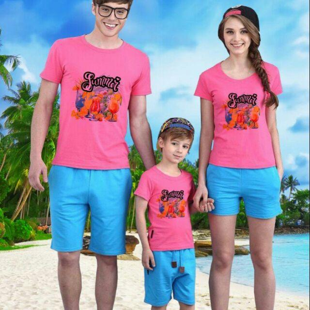 Áo gia đình cotton loại 1 MS77