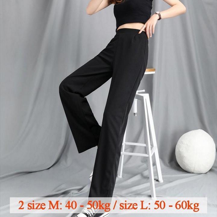 Quần ống rộng culottes xuông dài, quần lưng cao kiều Hàn Quốc cho nữ QD04