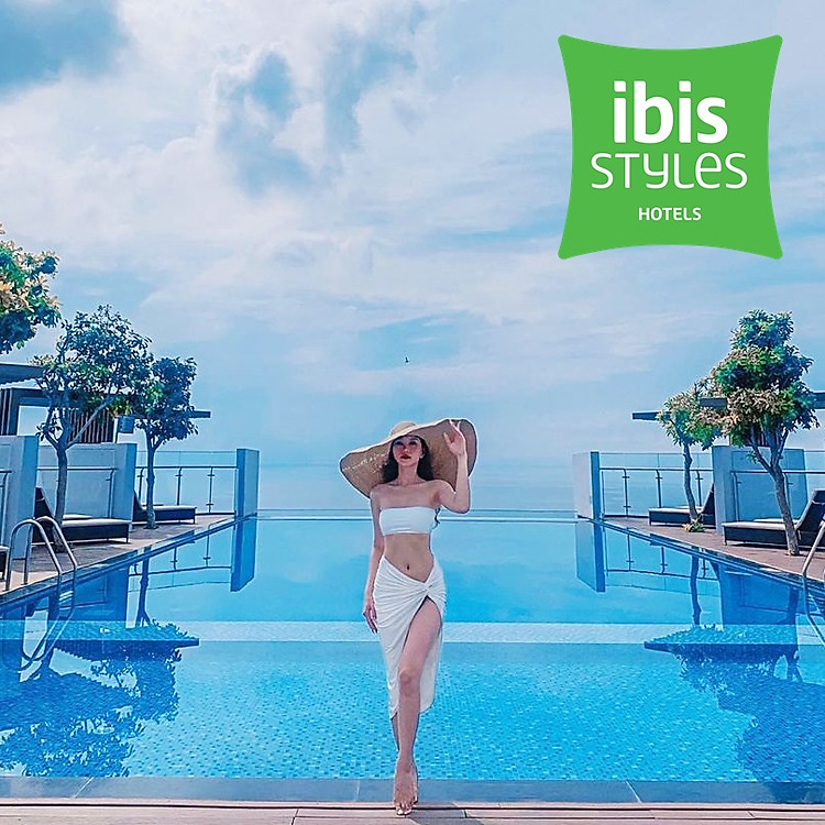 Ibis Styles Hotel 4* Vũng Tàu - Buffet Sáng, Hồ Bơi Vô Cực, Đối Diện Biển Bãi Sau