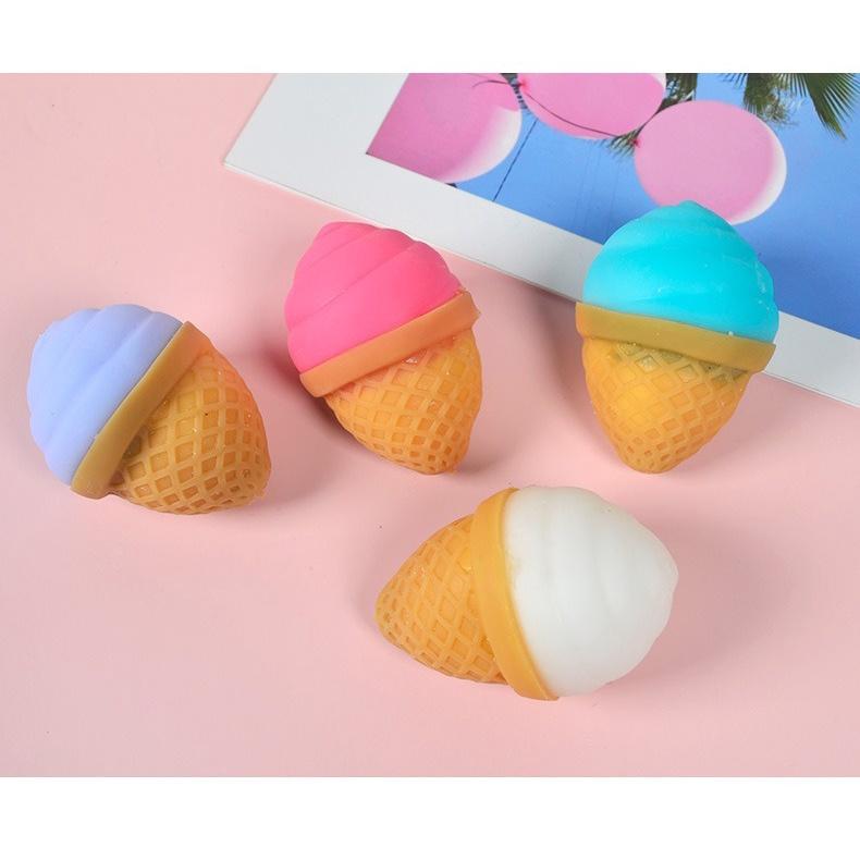 Squishy KEM 1 MÀU Mochi mềm mịn dễ thương chân thực giảm stress co dãn đàn hồi ngộ nghĩnh bóp giải trí