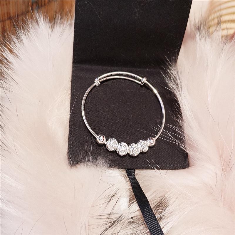 B004 Vòng Tay Nữ Bạc 925 Sáng Đẹp Ring House