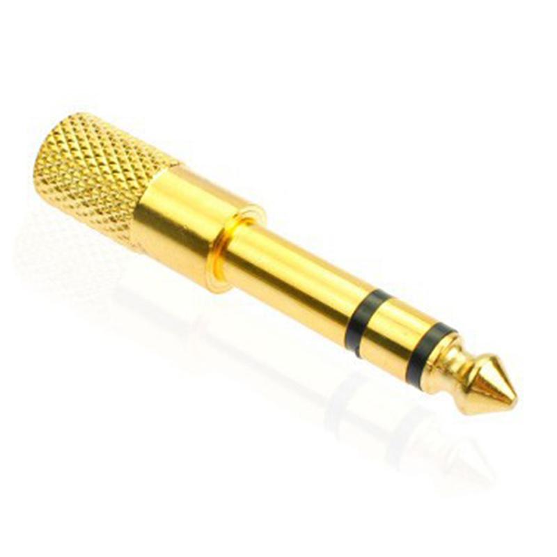 1 cái Vàng 6.5mm 1/4" Nam Cắm vào 3.5mm 1/8" Jack Cái Tai Nghe Stereo Bộ Chuyển Đổi Âm Thanh Kết Nối Nhà Bộ Chuyển Đổi Micrô Màu sắc: 1 cái