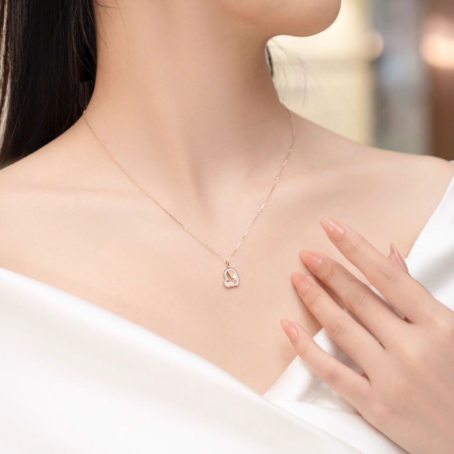 Dây Chuyền Vàng 18K DCZ001 Huy Thanh Jewelry