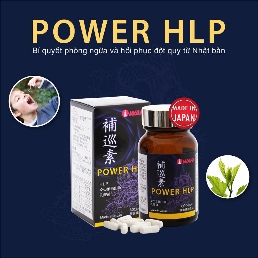 Thực phẩm chức năng Power HLP Hỗ Trợ & Hồi Phục Đột Quỵ