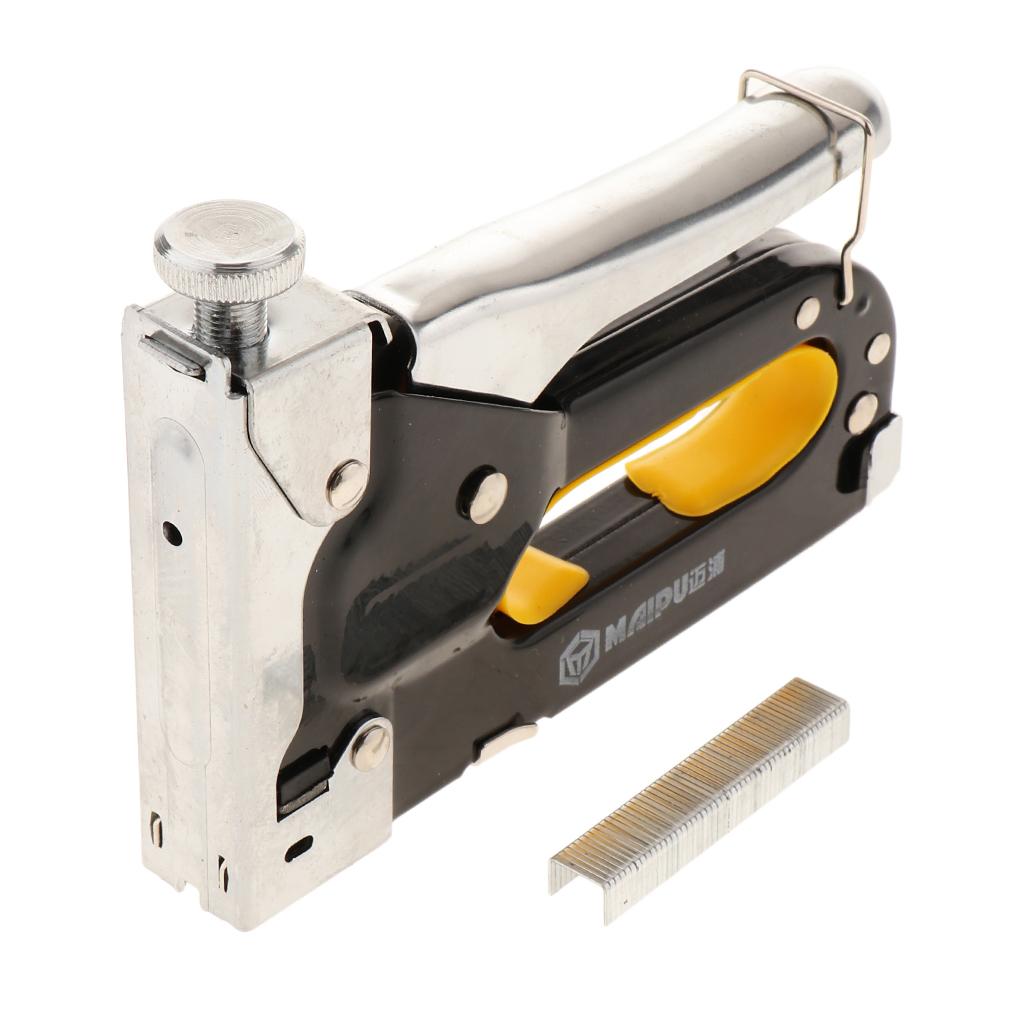 Staple Nail Gun Portable Manual Stapler Forward-Action Carbon Steel