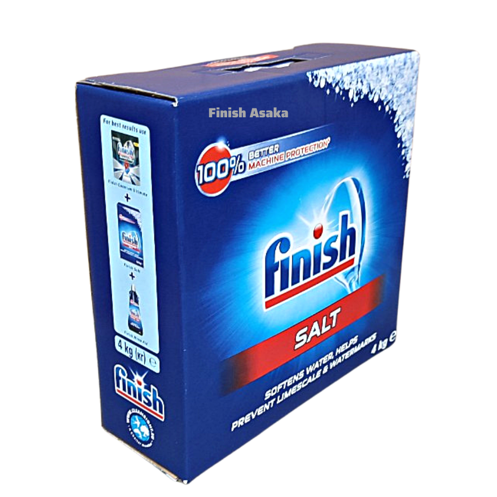 Muối rửa bát Finish hộp 4kg - Chính Hãng.