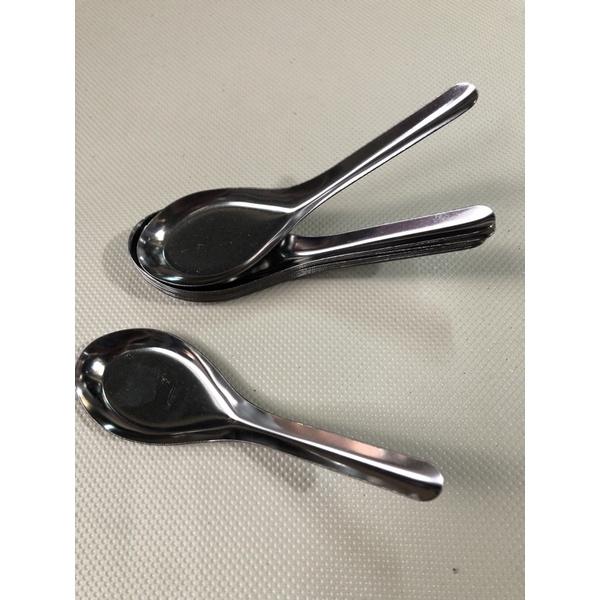Muỗng cơm inox loại ngắn dùng làm muỗng ăn phở ăn hủ tiếu