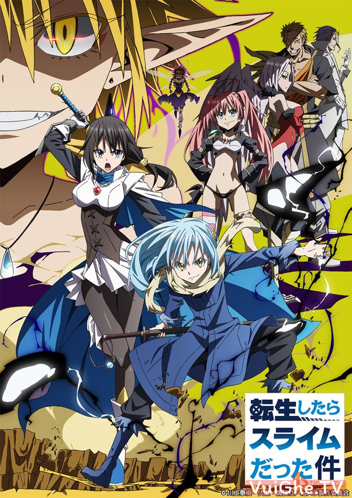 Poster 8 tấm A4 Chuyển Sinh Thành Slime anime tranh treo album ảnh in hình đẹp (MẪU GIAO NGẪU NHIÊN)