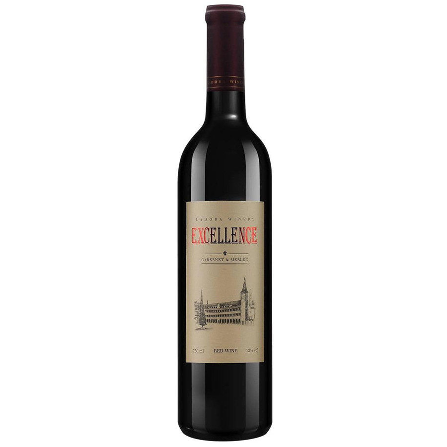 Rượu Vang Đỏ Ladofoods Excellence Red Wine 750ml 12% - Không kèm hộp