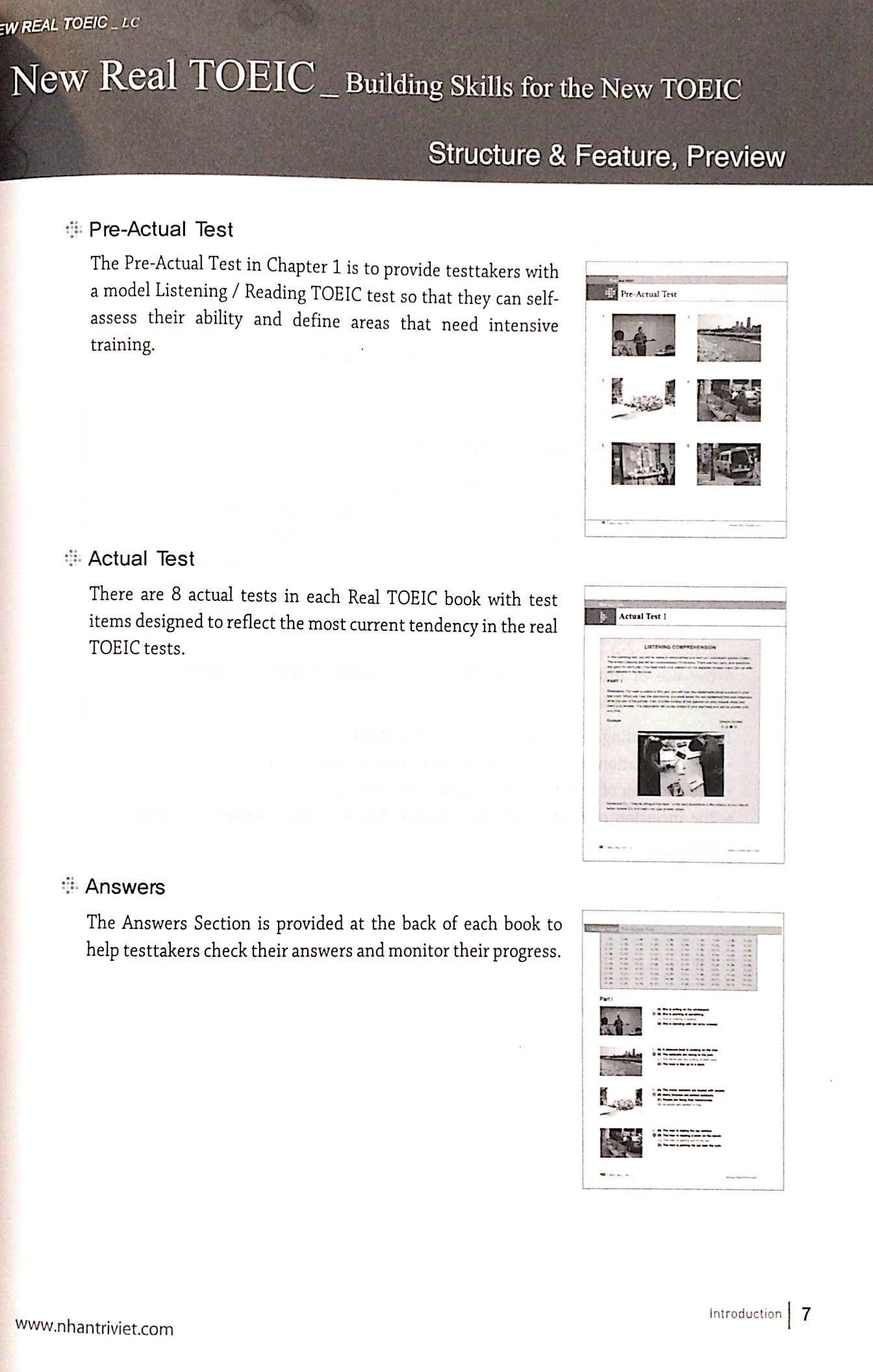 Longman New Real TOEIC (Kèm CD) - Actual Test For Listening Comprehension