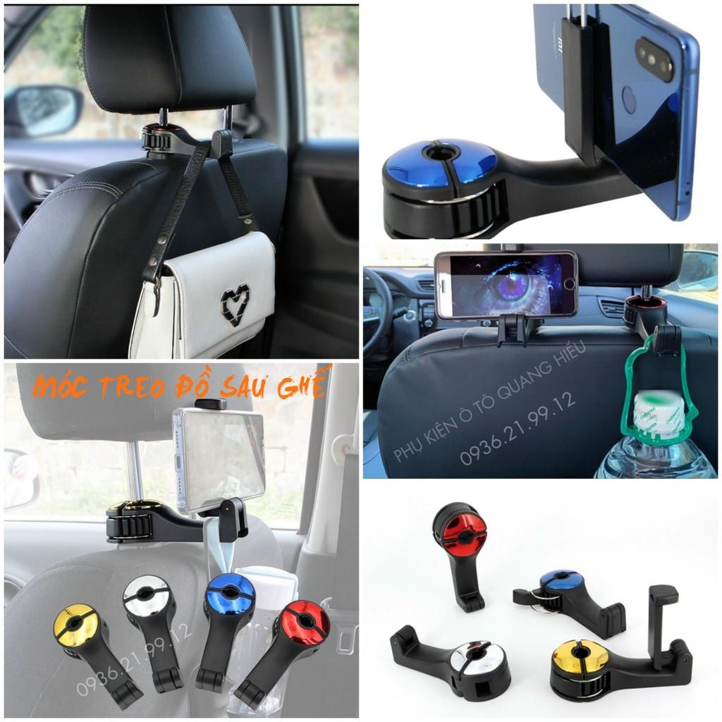 Móc Treo Đồ Kiêm Giá Đỡ Điện Thoại Dành Cho Ôtô Cao Cấp