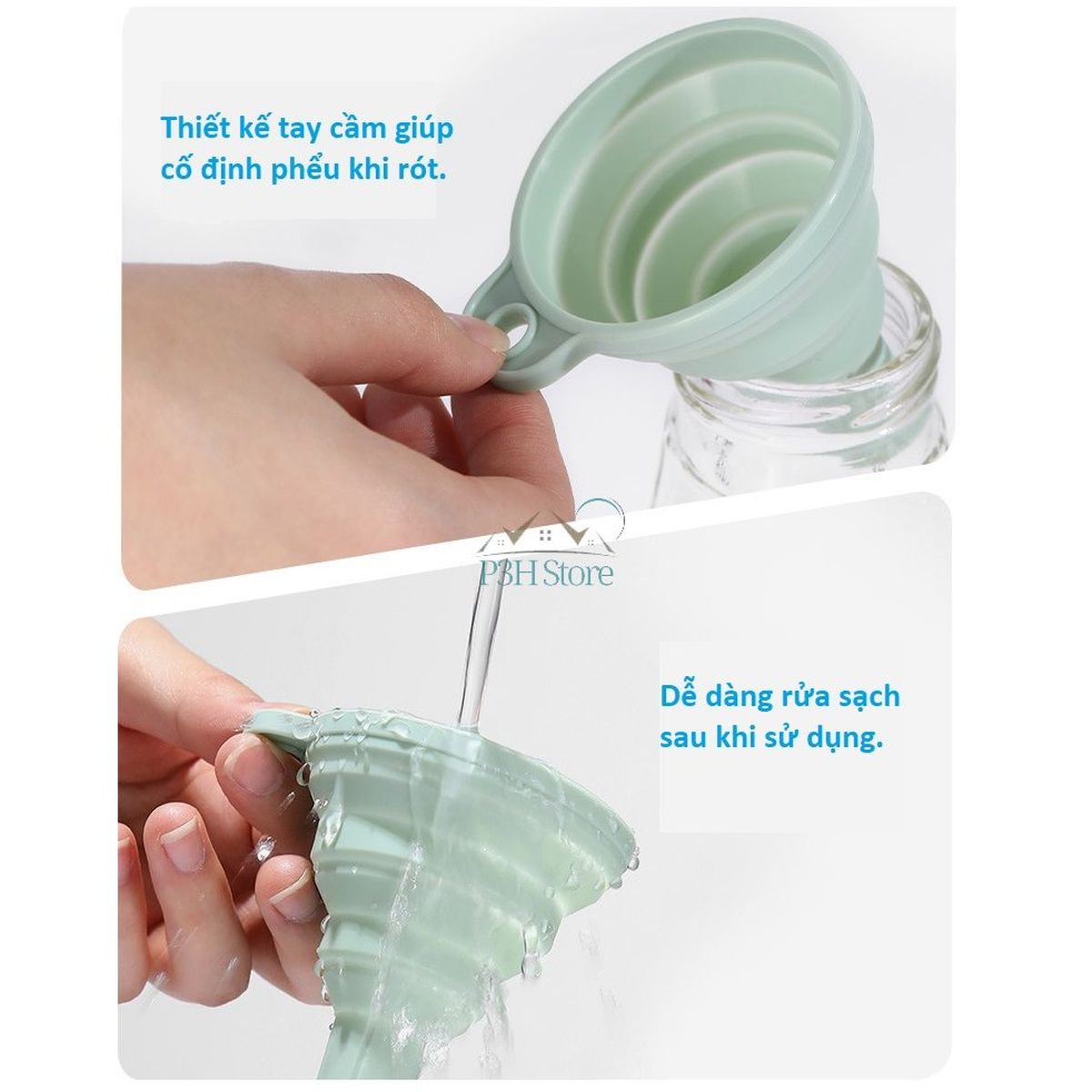 Phễu silicone có thể xếp gọn RY-350