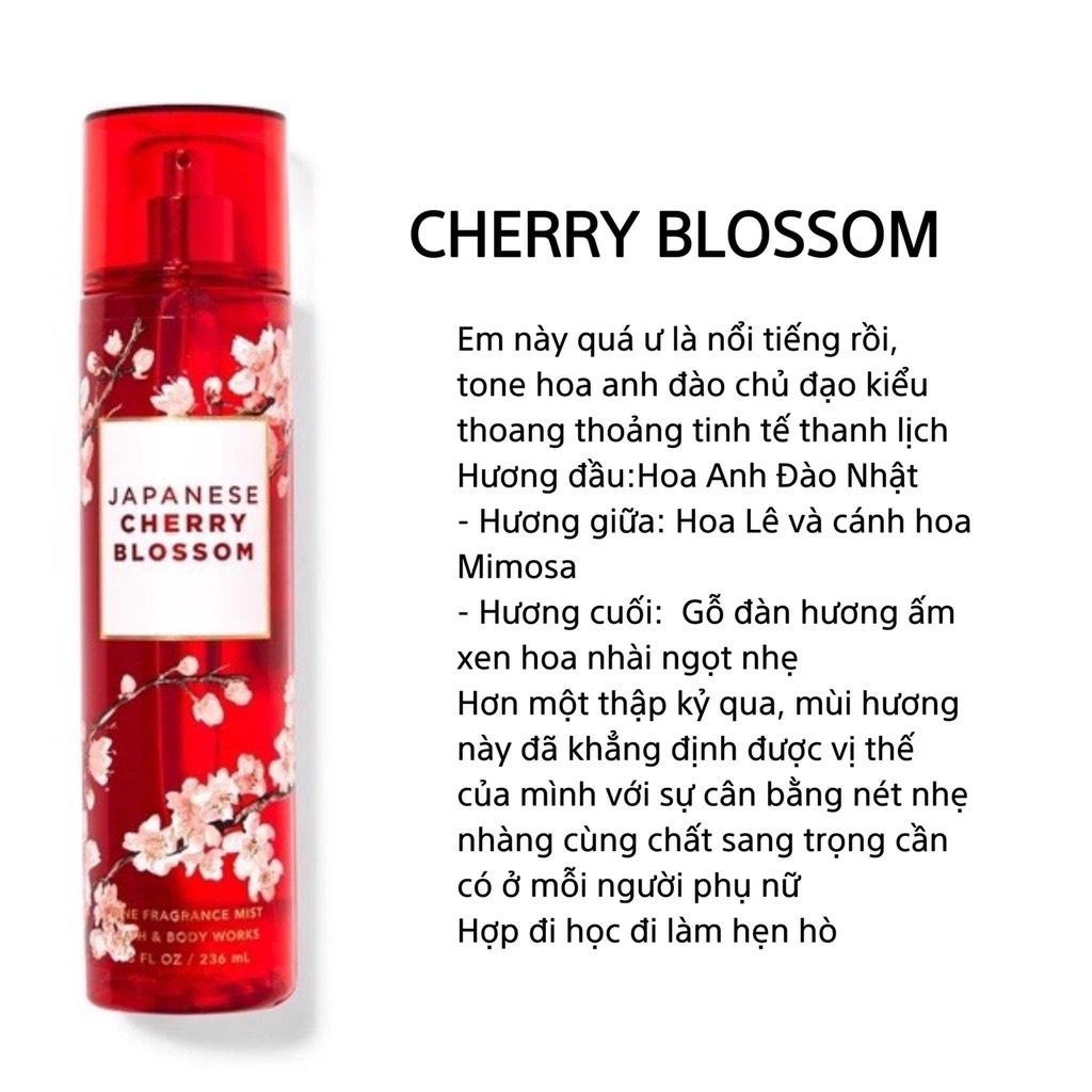 Xịt Thơm Toàn Thân Body Mist Japanese Cherry Blossom 236ml