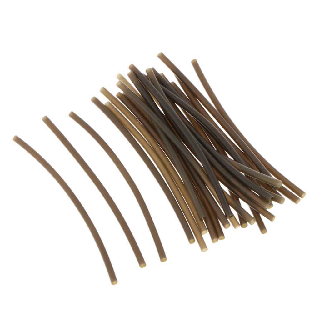 2x25pcs Rig Tube Carp Fishing Heat Shrink Rig Sleeve Hook Line Connector S