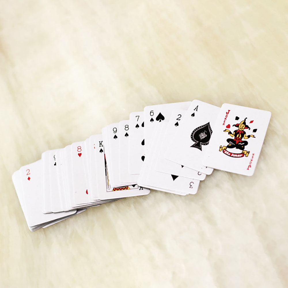 Bộ bài tây mini 52 lá 38x53 mm giá rẻ chơi bài tiến lên, xì lát ngày tết cực vui nhộn bài poker phiên bản nhỏ xinh