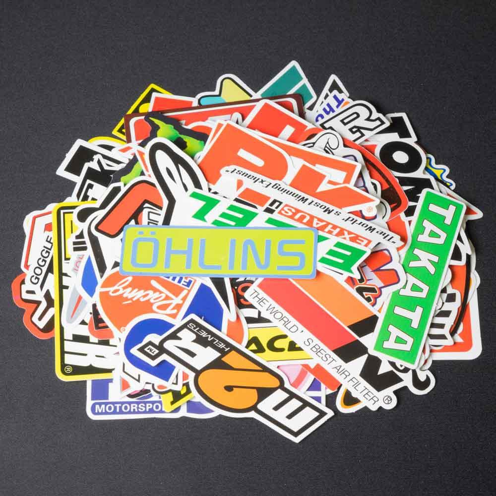 Bộ 10 20 50 sticker dán xe máy  stickers cao cấp trang trí Vali Laptop Mũ Bảo Hiểm Xe Máy Xe Đạp Đàn