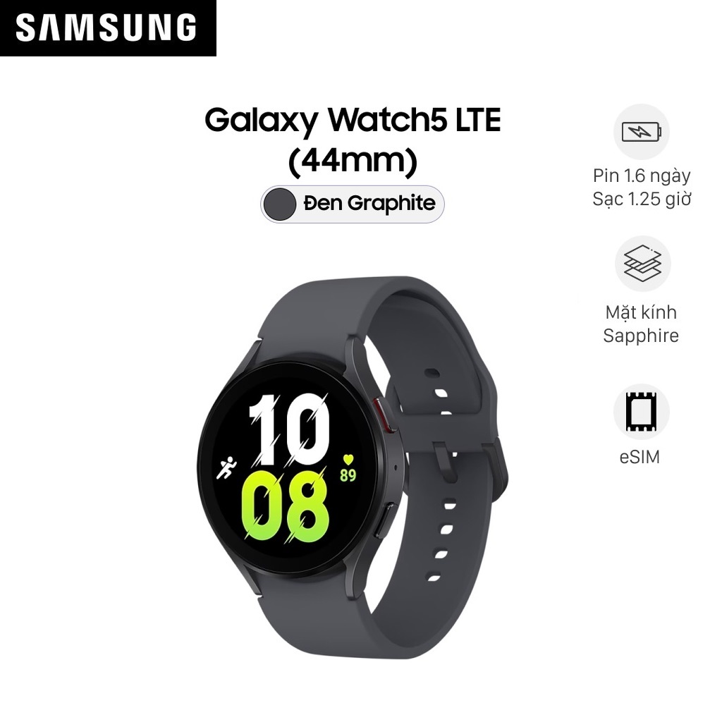 Đồng hồ thông minh Samsung Galaxy Watch 5 LTE (44mm) R915 - Hàng Chính Hãng