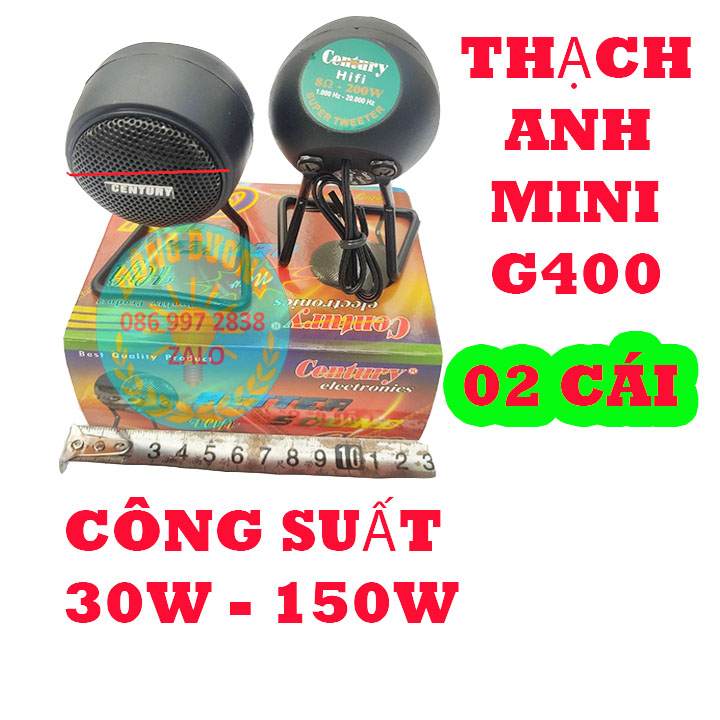 LOA TREBLE THẠCH ANH MINI G400 - GIÁ 1 ĐÔI