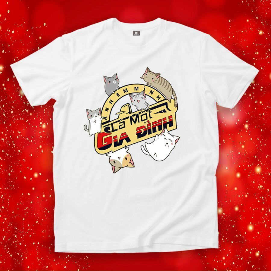 ÁO THUN TẾT HÌNH ANH EM MÌNH LÀ MỘT GIA ĐÌNH