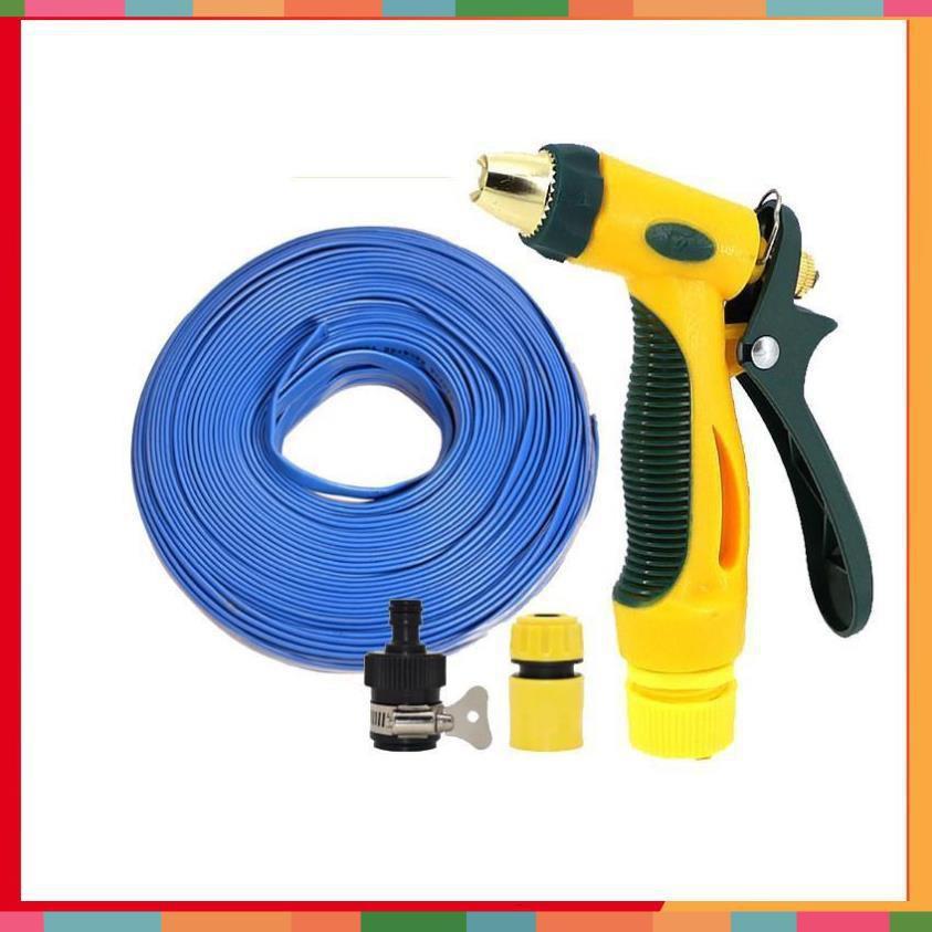 Bộ dây vòi xịt nước rửa xe,tưới cây tăng áp 3 lần 7-10m 206317
