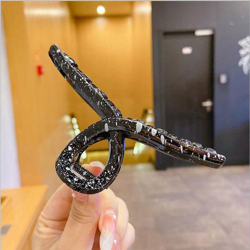 Kẹp tóc nhựa acrylic hình chữ nhật xinh xắn thời trang phong cách Hàn Quốc