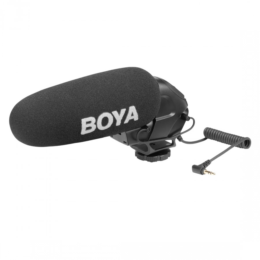 Micro shotgun cho máy ảnh, máy quay Boya BY-BM3030 - Hàng chính hãng
