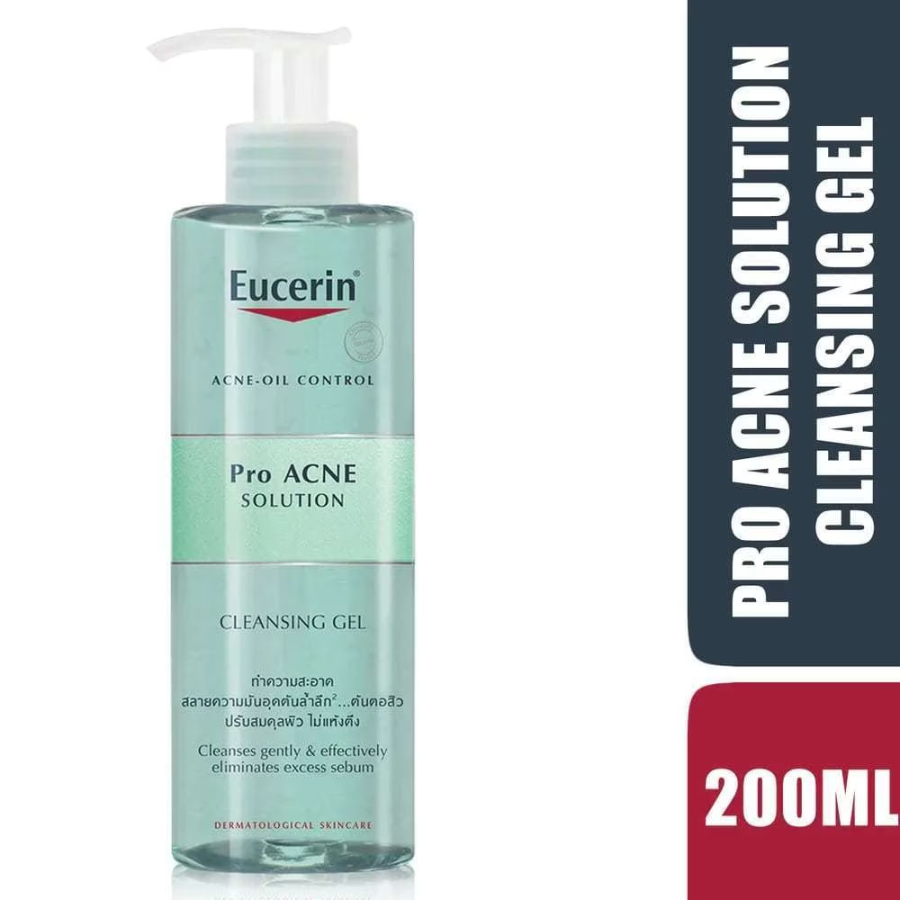 Gel Rửa Mặt Eucerin Giảm Mụn Proacne 200ml