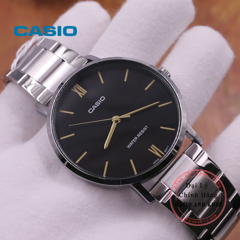 Đồng hồ Casio nam dây thép MTP-VT01D-1BUDF