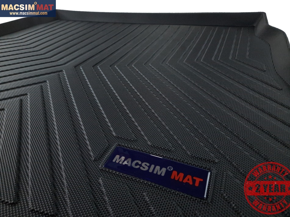 Thảm lót cốp xe ô tô dành cho Hyundai Accent ( Hyundai Verna ) 2017-đến nay nhãn hiệu Macsim chất liệu TPV cao cấp màu đen(284)