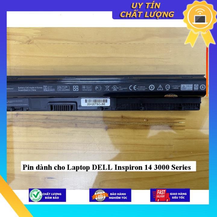 Pin dùng cho Laptop DELL Inspiron 14 3000 Series - Hàng Nhập Khẩu New Seal