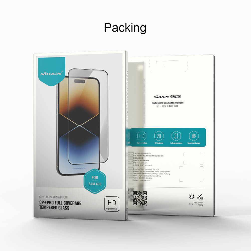 Kính cường lực cho Samsung Galaxy A35 5G Nillkin Amazing CP+ Pro Full màn chống vỡ chống xước cao cấp - Hàng chính hãng