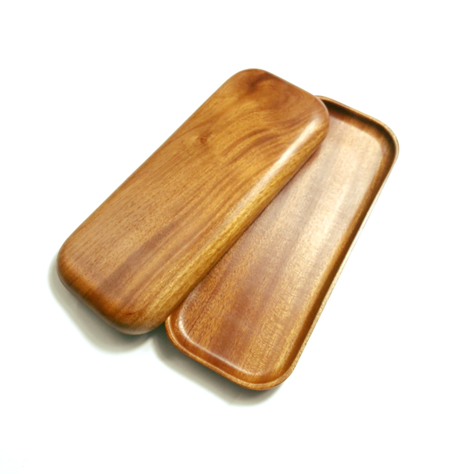 Khay gỗ chữ nhật 23×9.5cm