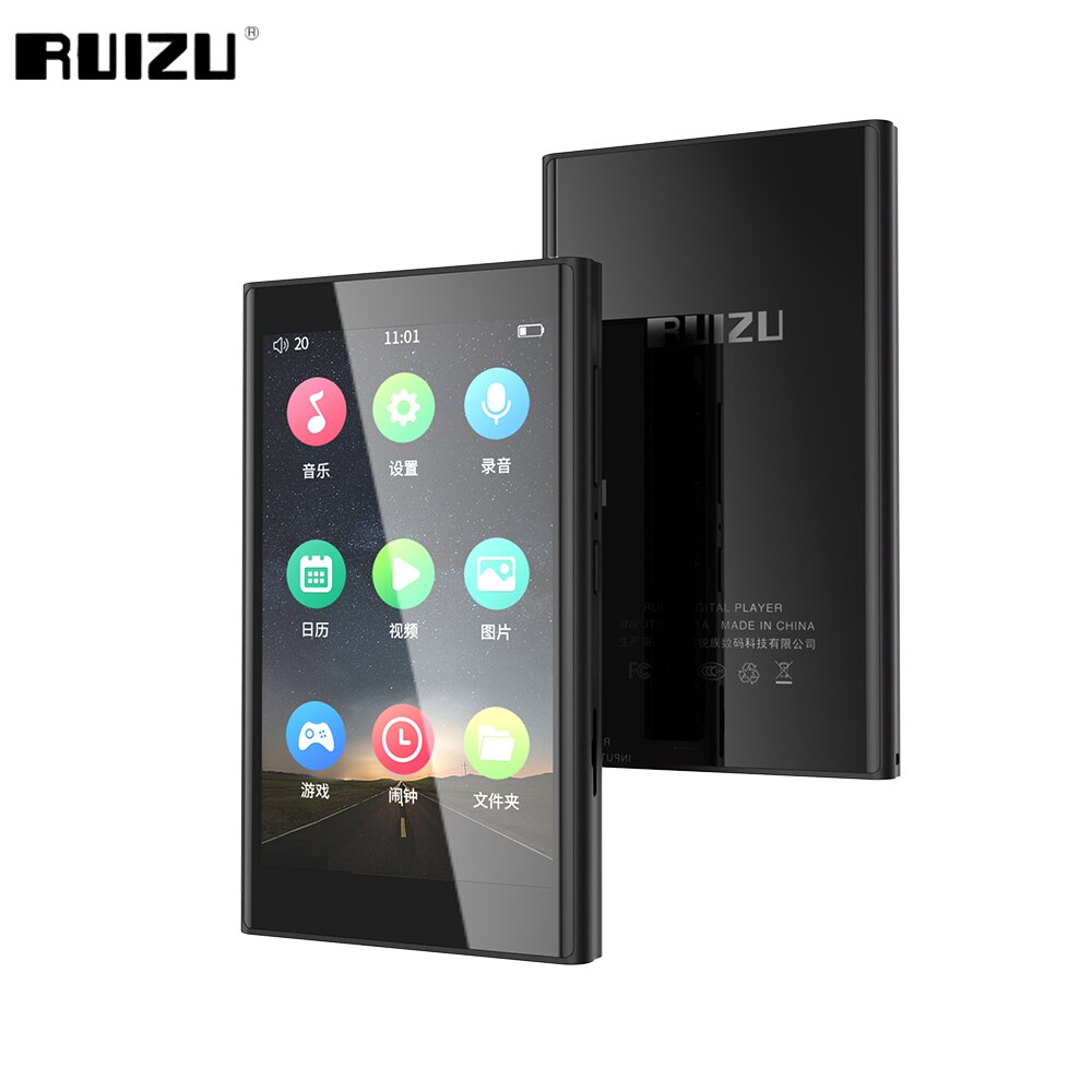 Máy Nghe Nhạc Buetooth 5.0 Màn Hình Cảm Ứng, Xem Phim Full HD, Có Loa Ngoài Ruizu H10 Bộ Nhớ Trong 16GB - Hàng Chính Hãng